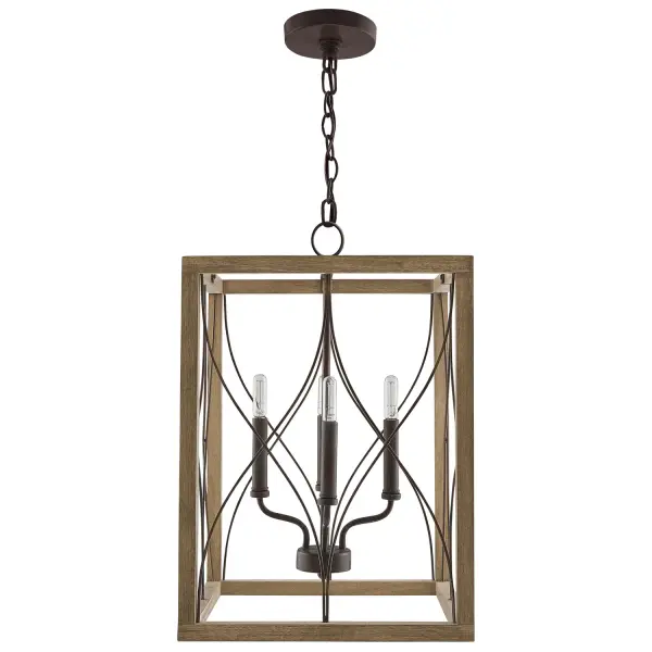 The Tybee 4-Light Foyer Pendant brings understated elegance to entryways with its Nordic Grey finish. Compact at 15 inches wide, it provides ample illumination while maintaining a refined profile perfect for smaller spaces.