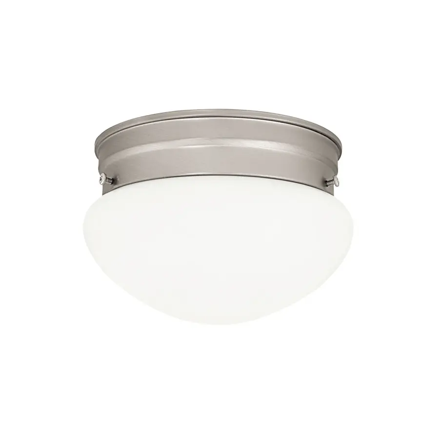 Scott 2-Light Flush Mount in Matte Nickel