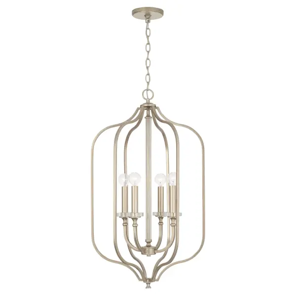 Breigh 4-Light Foyer Pendant in Brushed Champagne