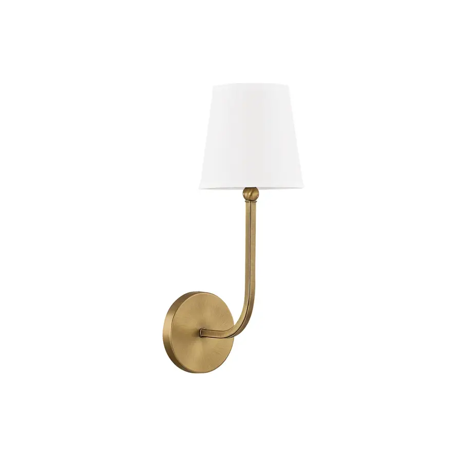 Classic Brass Sconce with Timeless Appeal