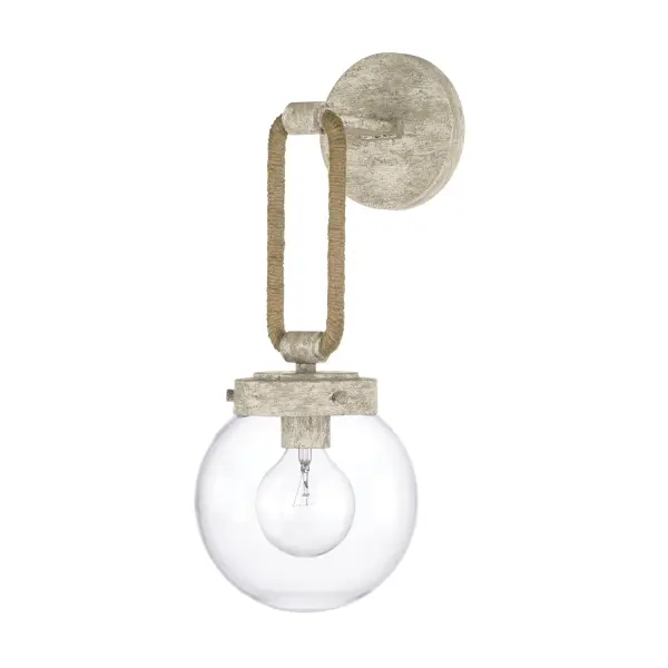 Beaufort 1-Light Sconce in Mystic Sand