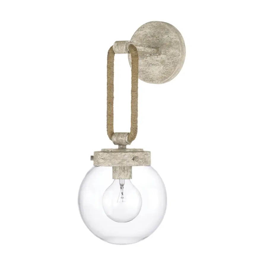 Beaufort 1-Light Sconce in Mystic Sand