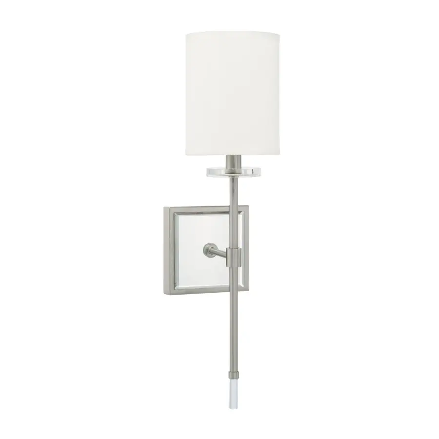 Edin 1-Light Sconce in Brushed Nickel