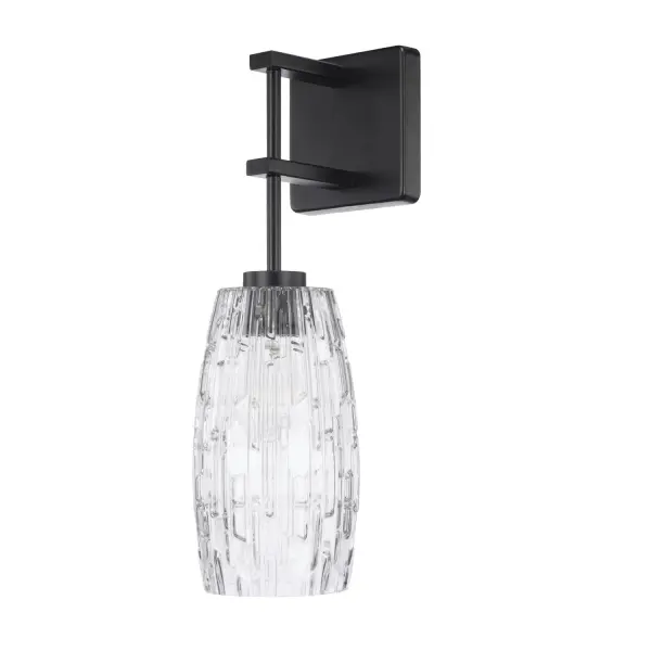 The Casper wall sconce delivers contemporary style with its clean matte black finish and compact profile. Ideal for hallways, bathrooms, and bedrooms where space is limited but style matters.
