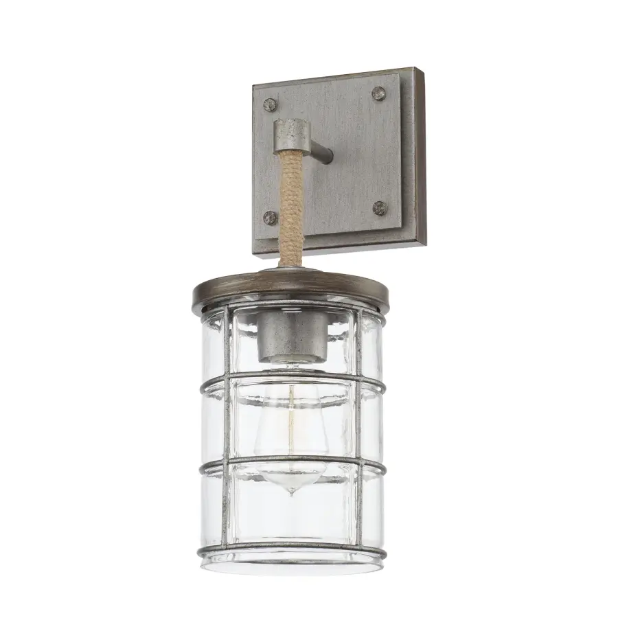 Colby 1-Light Wall Sconce in Urban Grey