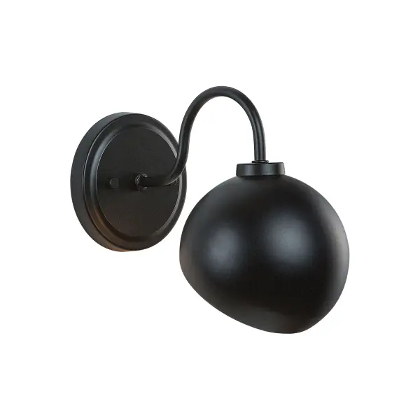 Hadley 1-Light Matte Black Wall Sconce