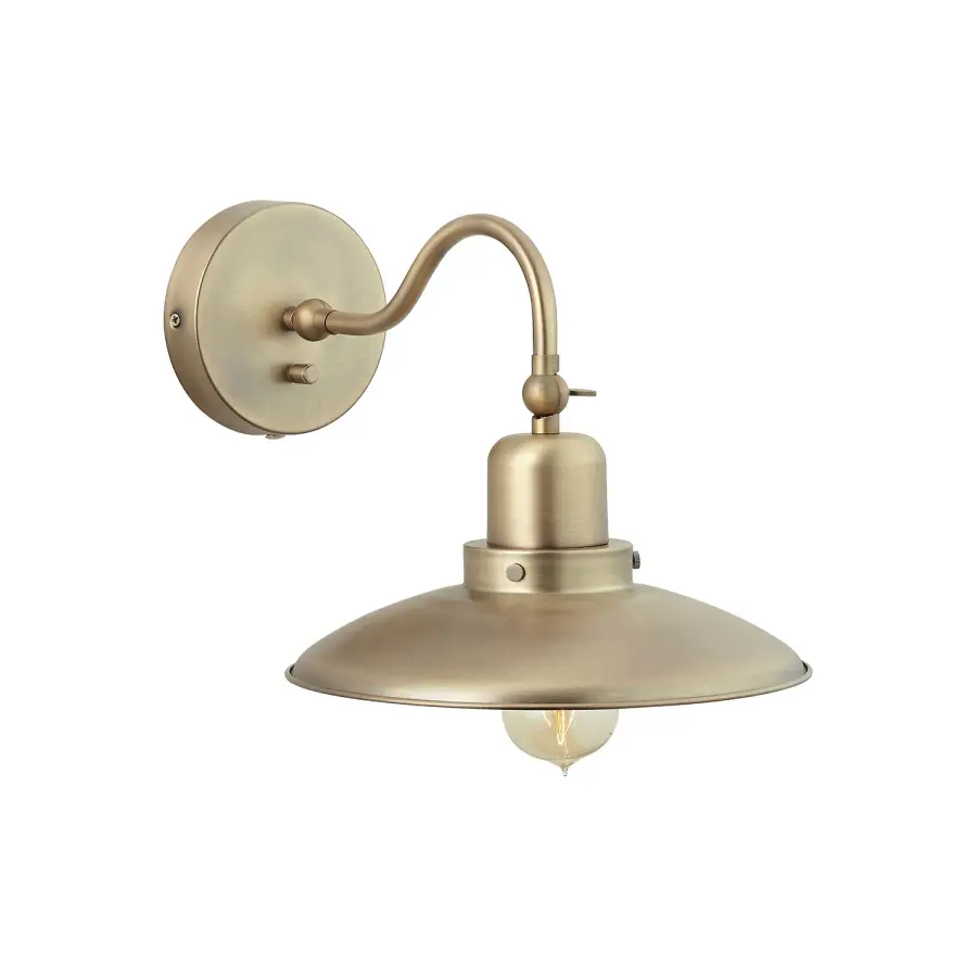 Dewitt 1-Light Aged Brass Wall Sconce