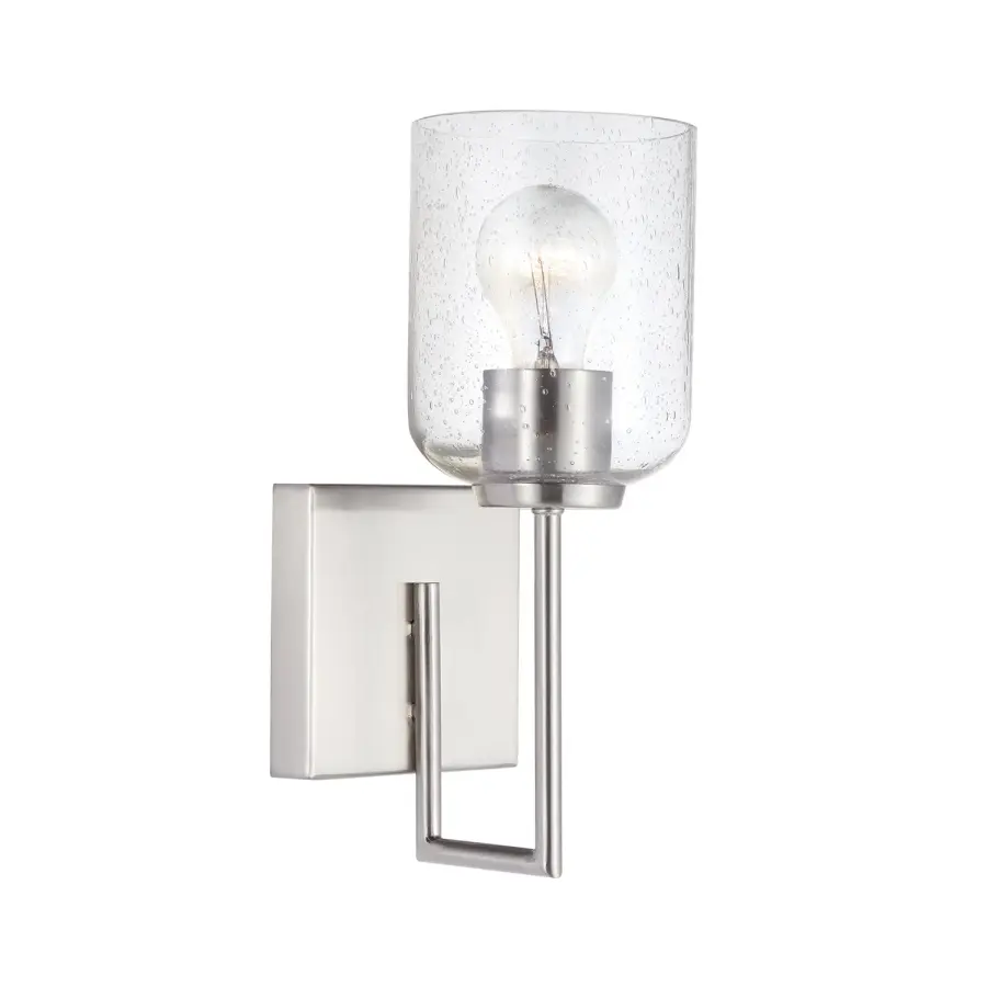 Carter 1-Light Brushed Nickel Wall Sconce