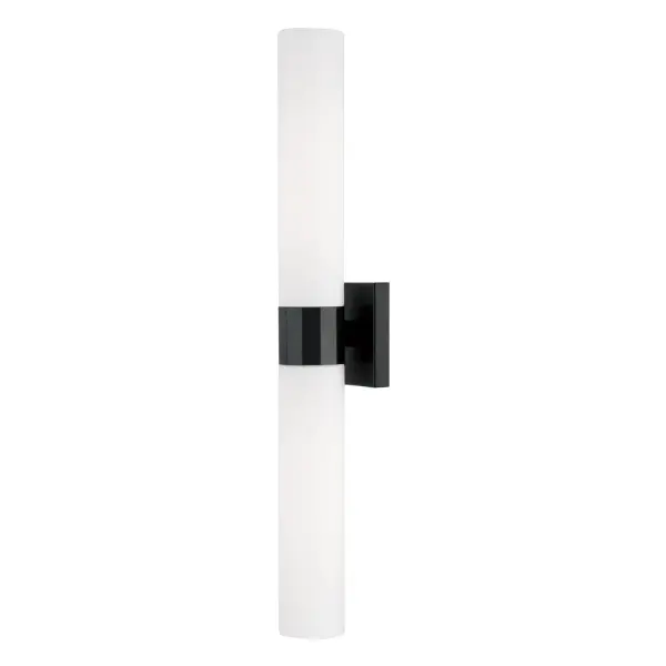 Sutton 2-Light Wall Sconce in Matte Black