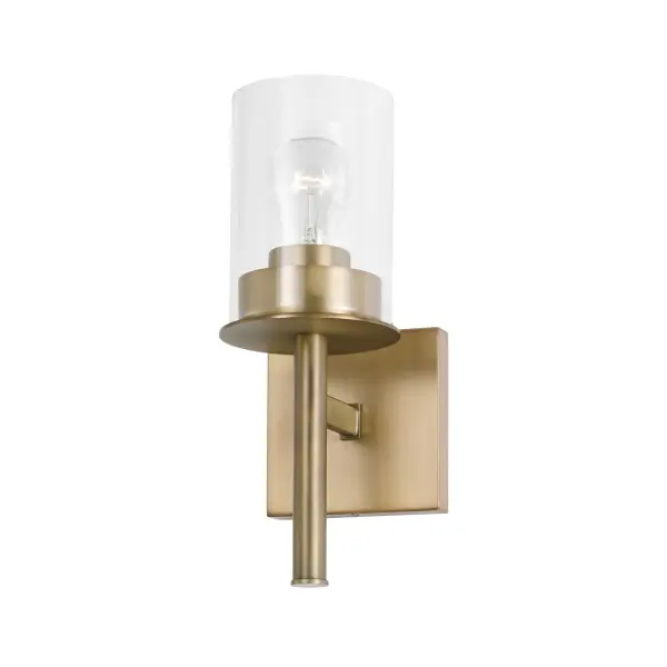Mason 1-Light Aged Brass Wall Sconce