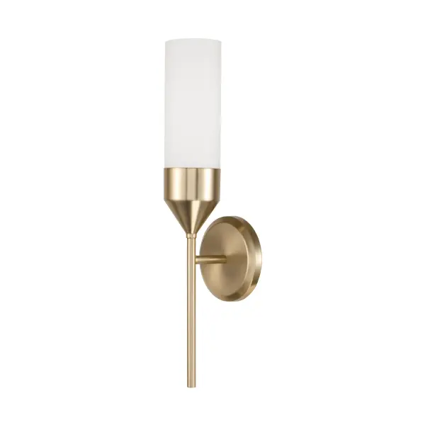 Devon 1-Light Wall Sconce in Matte Brass