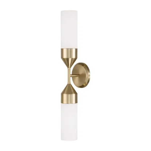 Devon 2-Light Sconce in Matte Brass