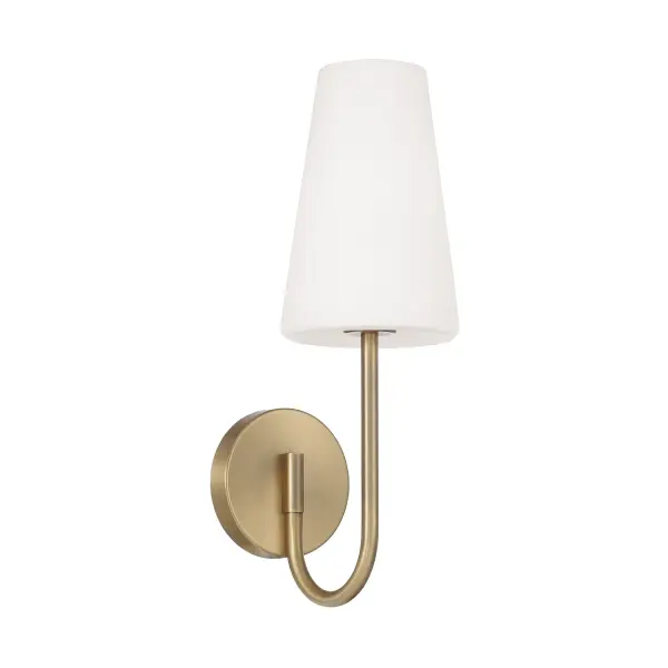 Averitt 1-Light Aged Brass Wall Sconce