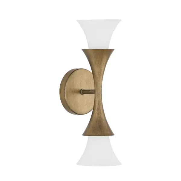 Nola 2-Light Wall Sconce in Mystic Luster