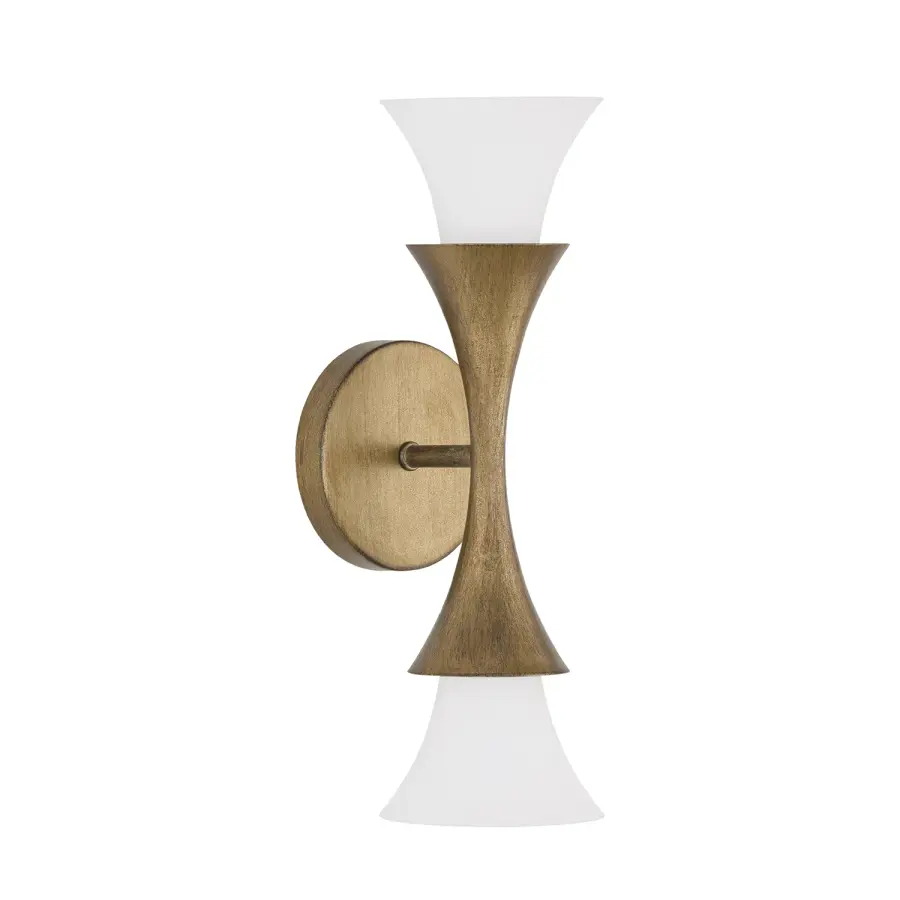 Nola 2-Light Wall Sconce in Mystic Luster