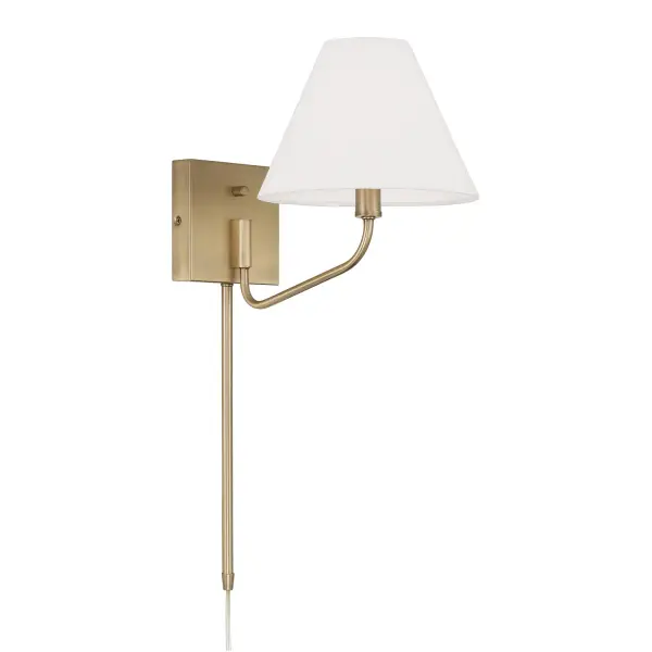 Chadwick 1-Light Wall Sconce in Aged Brass