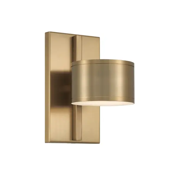 Elegant Brass Sconce Perfect for Intimate Spaces