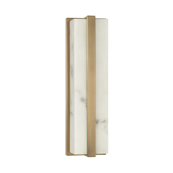 Noah 1-Light Sconce in Aged Brass