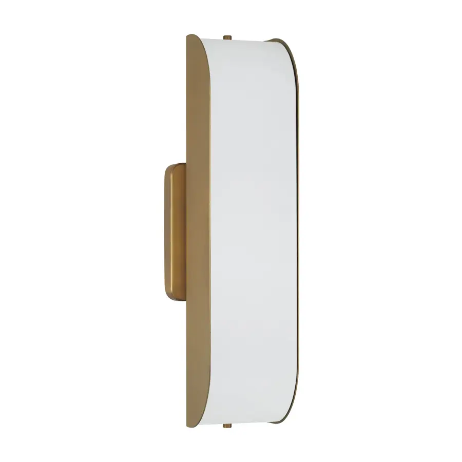 Marcell 1-Light Aged Brass Wall Sconce