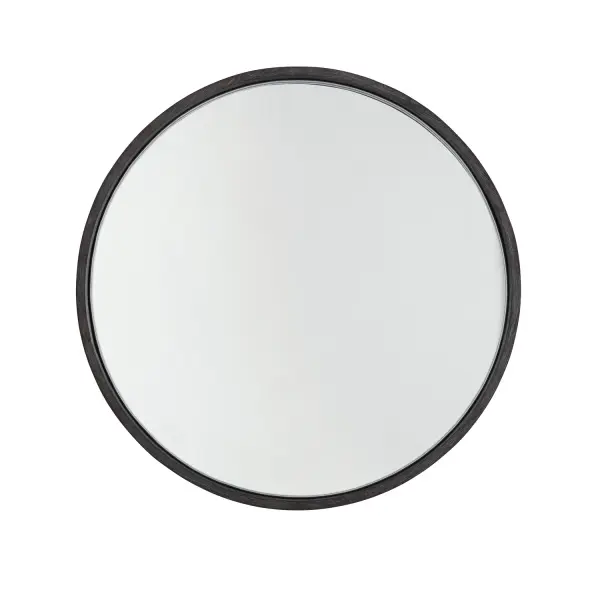 This 31-inch square mirror combines natural wood warmth with industrial metal accents in a carbon grey and grey iron finish. Perfect for modern bathrooms, bedrooms, or entryways seeking a sophisticated focal point.