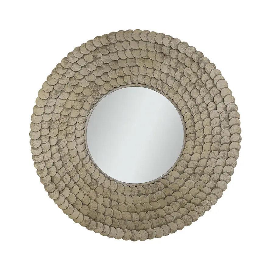 Delphine Decorative Mirror in Grecian Luster