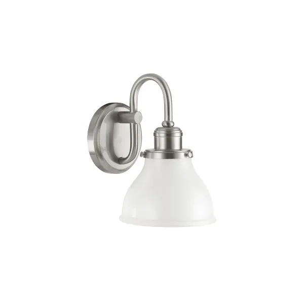 Baxter 1-Light Brushed Nickel Sconce