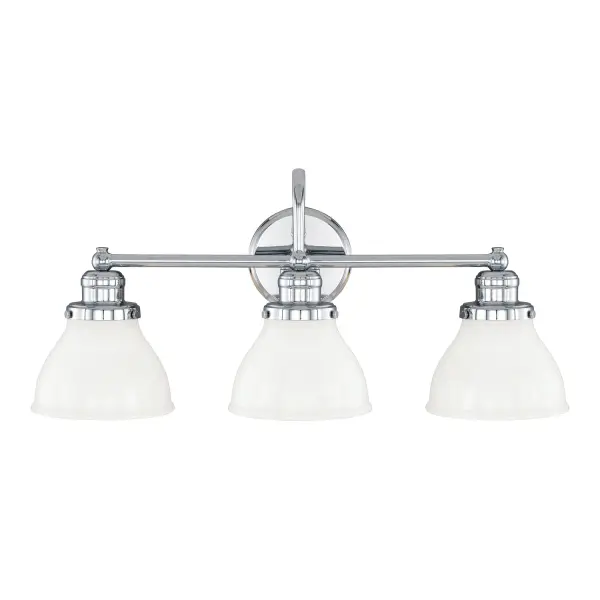 Baxter 3-Light Vanity in Chrome