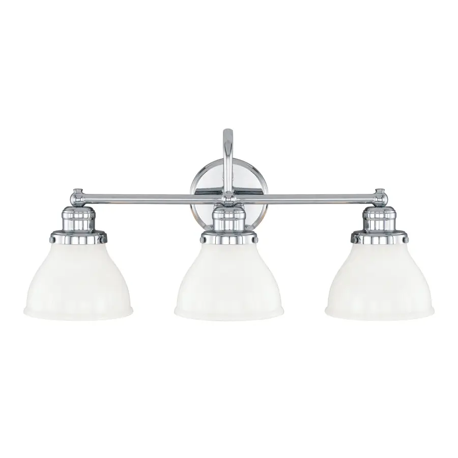 Baxter 3-Light Vanity in Chrome