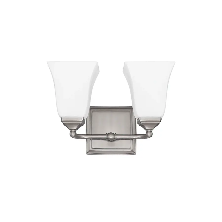 Cade 2-Light Vanity in Brushed Nickel
