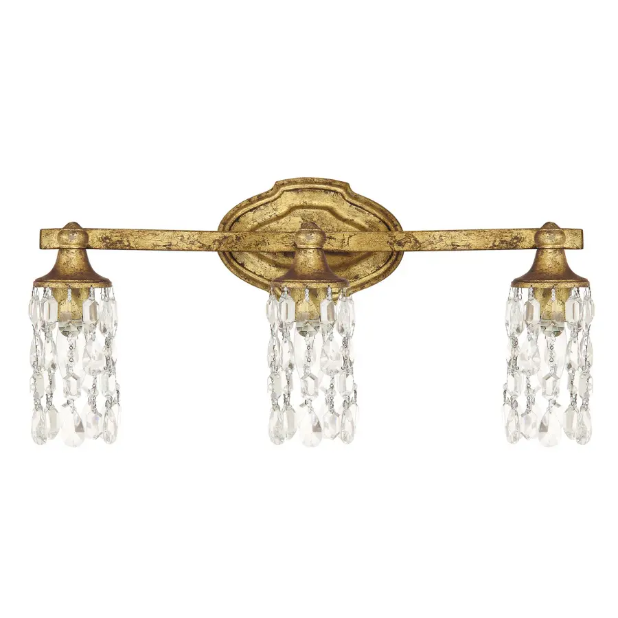 Blakely 3-Light Vanity in Antique Gold