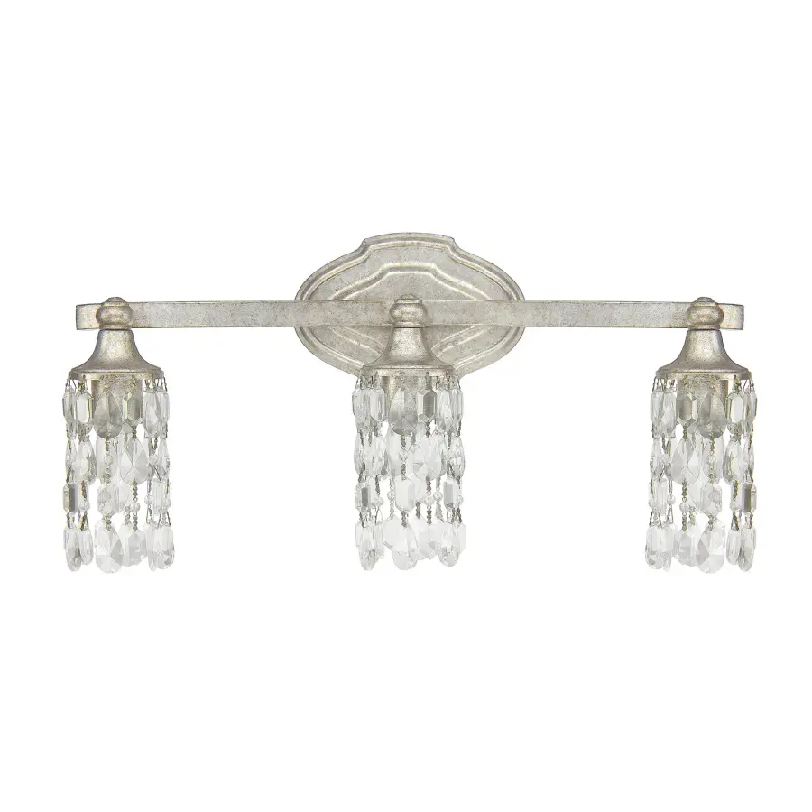Blakely 3-Light Vanity in Antique Silver