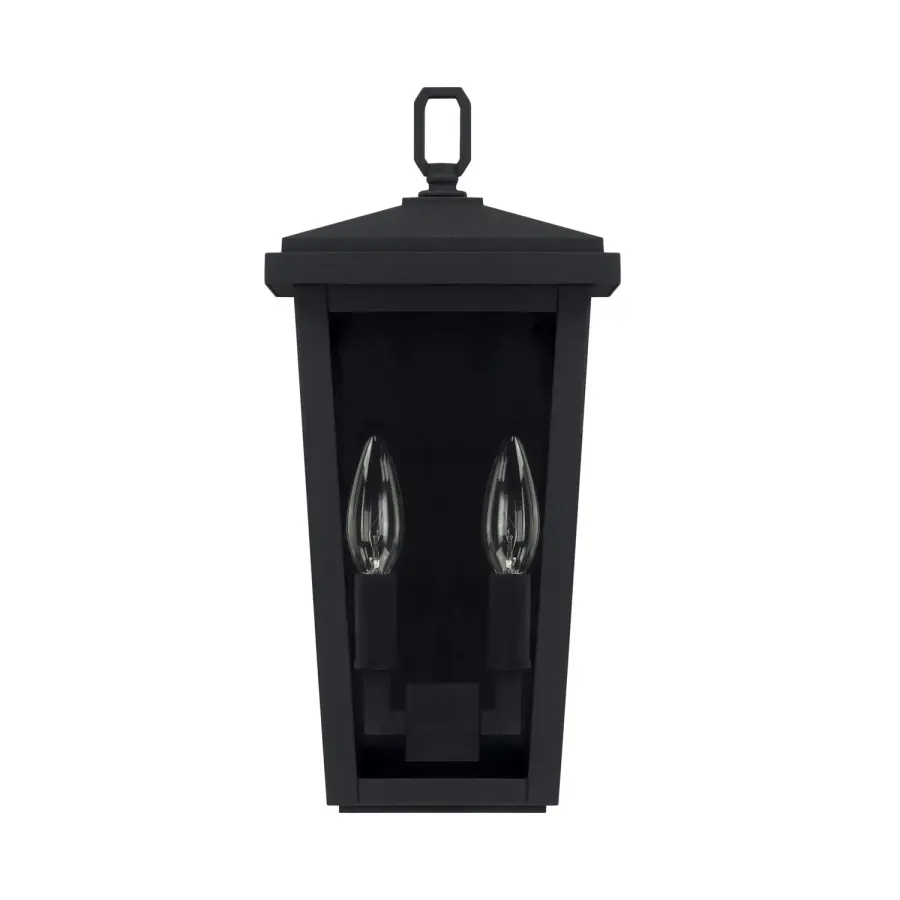 Classic Black Lantern Brings Timeless Charm to Outdoor Spaces