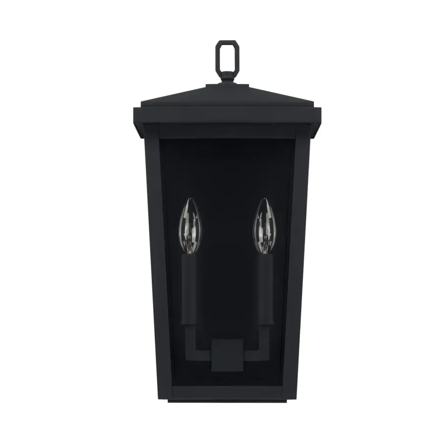Classic Black Lantern Brings Timeless Charm to Outdoor Spaces