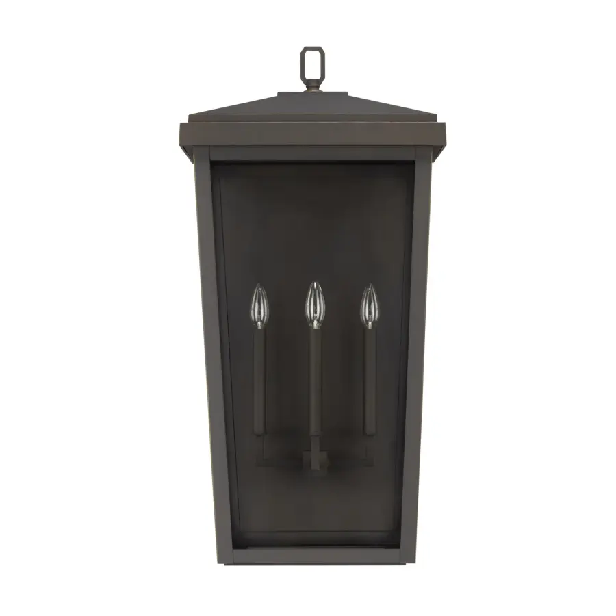 Classic Outdoor Lantern with Timeless Bronze Finish