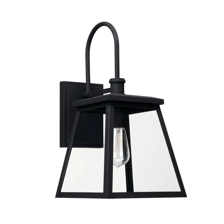 Classic Outdoor Lantern with Timeless Black Finish