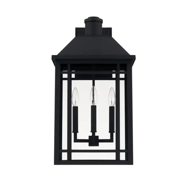 Classic Outdoor Lantern with Timeless Black Finish