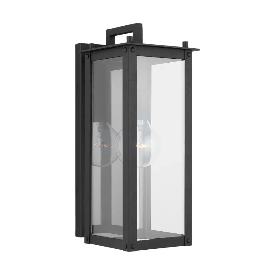 Hunt 1-Light Wall Sconce in Black