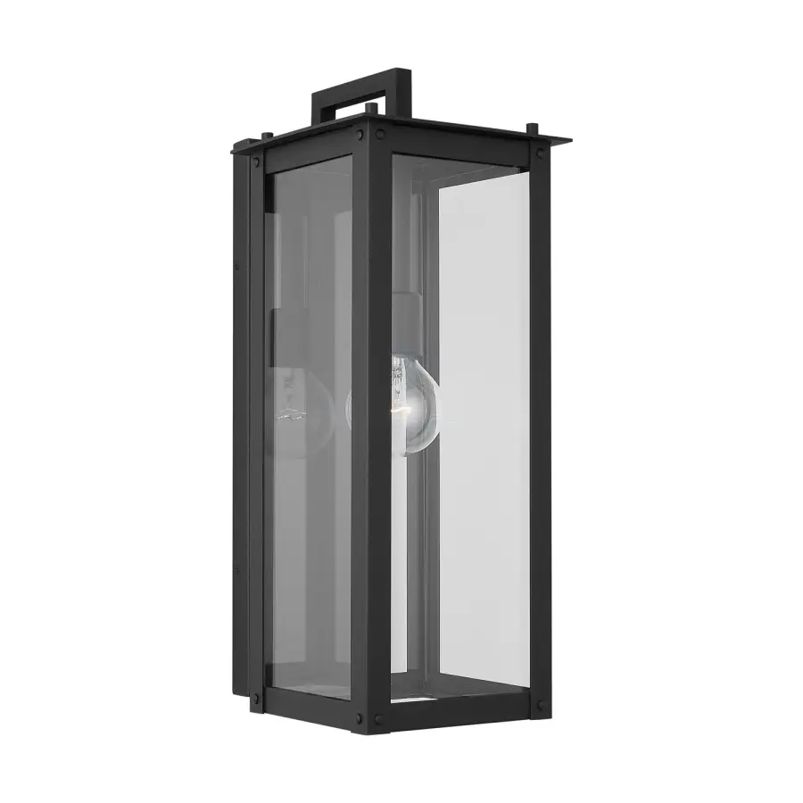 Hunt 1-Light Wall Sconce in Black