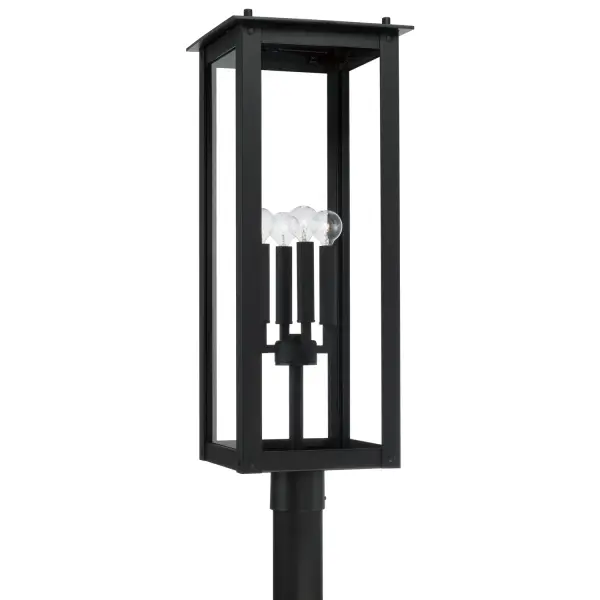 Classic 4-Light Post Lantern Brings Timeless Outdoor Elegance