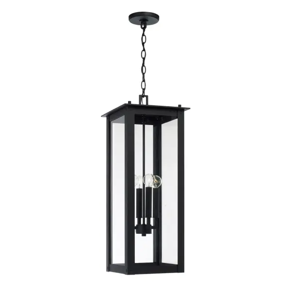 Classic Outdoor Lantern with Timeless Black Finish