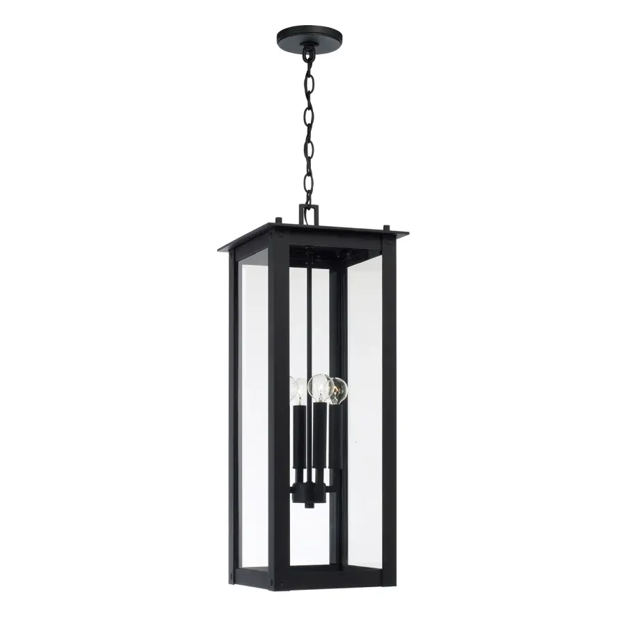 Classic Outdoor Lantern with Timeless Black Finish