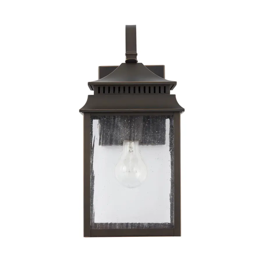 Classic Outdoor Lantern with Timeless Oiled Bronze Finish