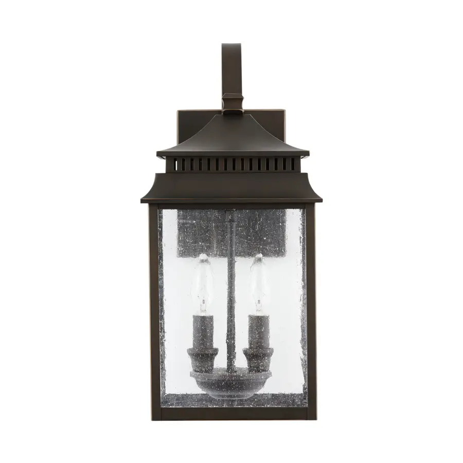 Classic Outdoor Lantern with Timeless Oiled Bronze Finish