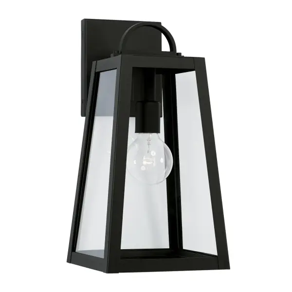 Classic Black Lantern Brings Timeless Charm to Outdoor Spaces