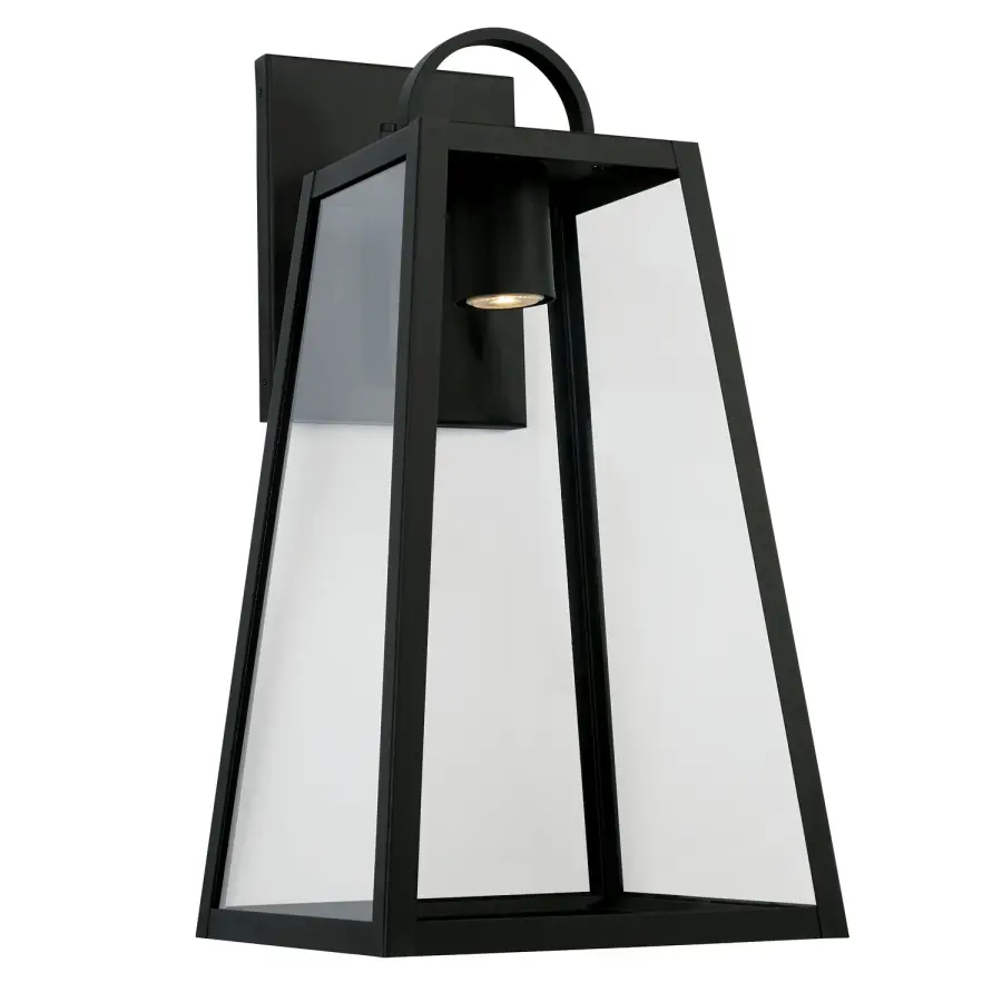 Classic Outdoor Lantern with Timeless Black Finish