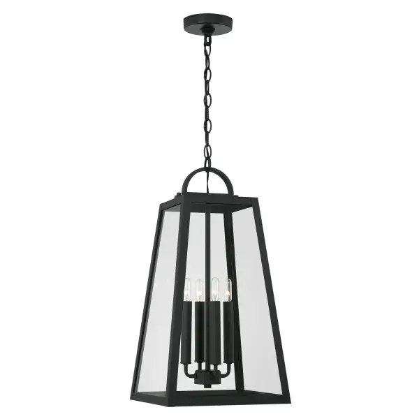 Classic Outdoor Lantern with Timeless Black Finish