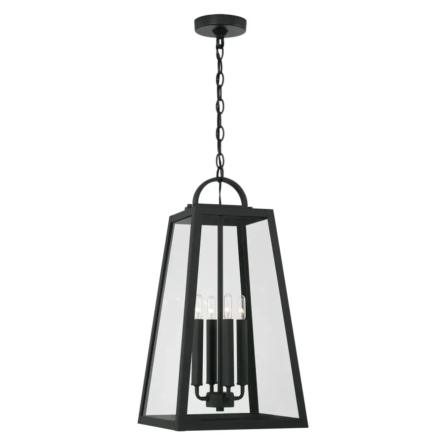 Classic Outdoor Lantern with Timeless Black Finish