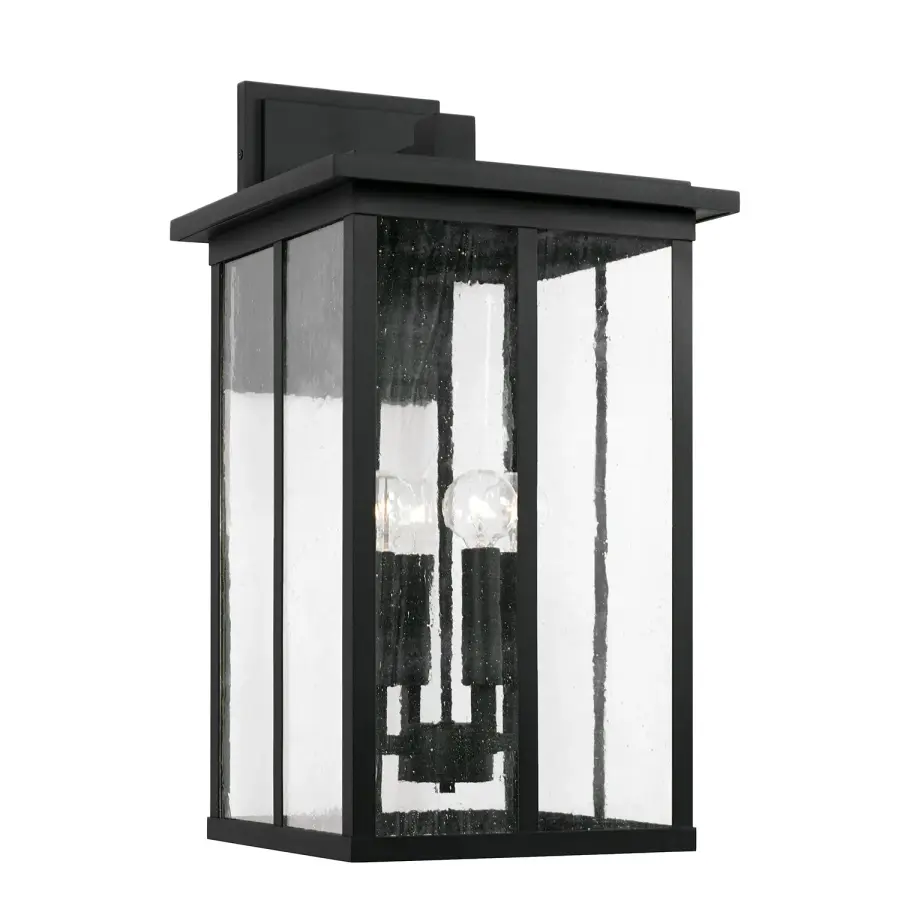 Classic 4-Light Outdoor Lantern with Timeless Black Finish