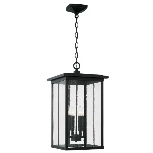 Classic Outdoor Lantern with Timeless Black Finish