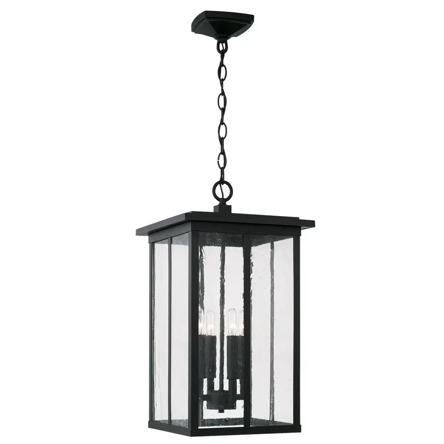Classic Outdoor Lantern with Timeless Black Finish